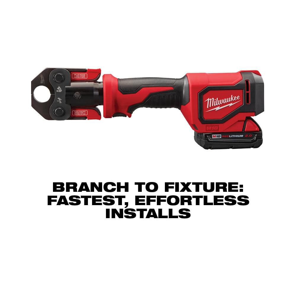 Milwaukee M18 Short Throw Press Tool Kit with PEX Crimp Jaws 2674
