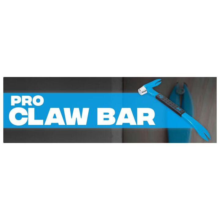 Ox Tools 12 Inch Length Forged Steel Head Pro Claw Bar with Non-Slip Handle, large image number 9