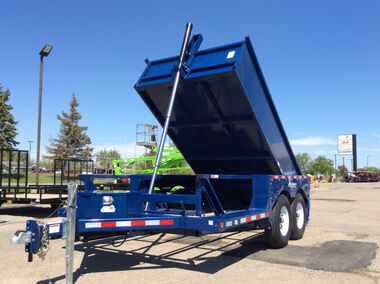 Air-Tow Trailers 12 Ft. 5 Inch Drop Deck & Dump Trailer 74 Inch Deck Width - 10000# Capacity, large image number 19