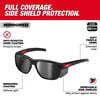 Milwaukee Full Frame Safety Glasses with Removable Side Shields Silver Mirrored Anti-Scratch Lenses, small image number 2