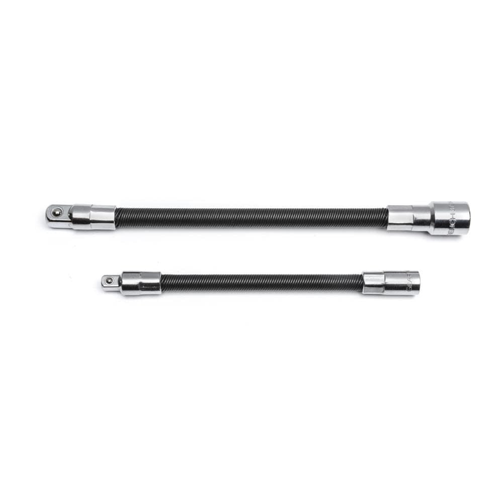 GEARWRENCH 2 pc 1/4 and 3/8 In. Drive Flex Extension Set 6 In. and 8 In, large image number 1
