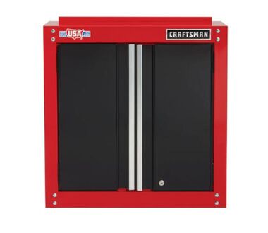 CRAFTSMAN 2000 Series 28 Inch Wide Garage Storage Wall Cabinet, Red
