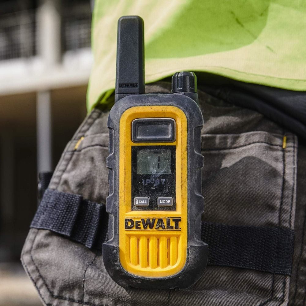 DEWALT HeavyDuty 1W Walkie Talkies 2pk DXFRS300 Acme Tools