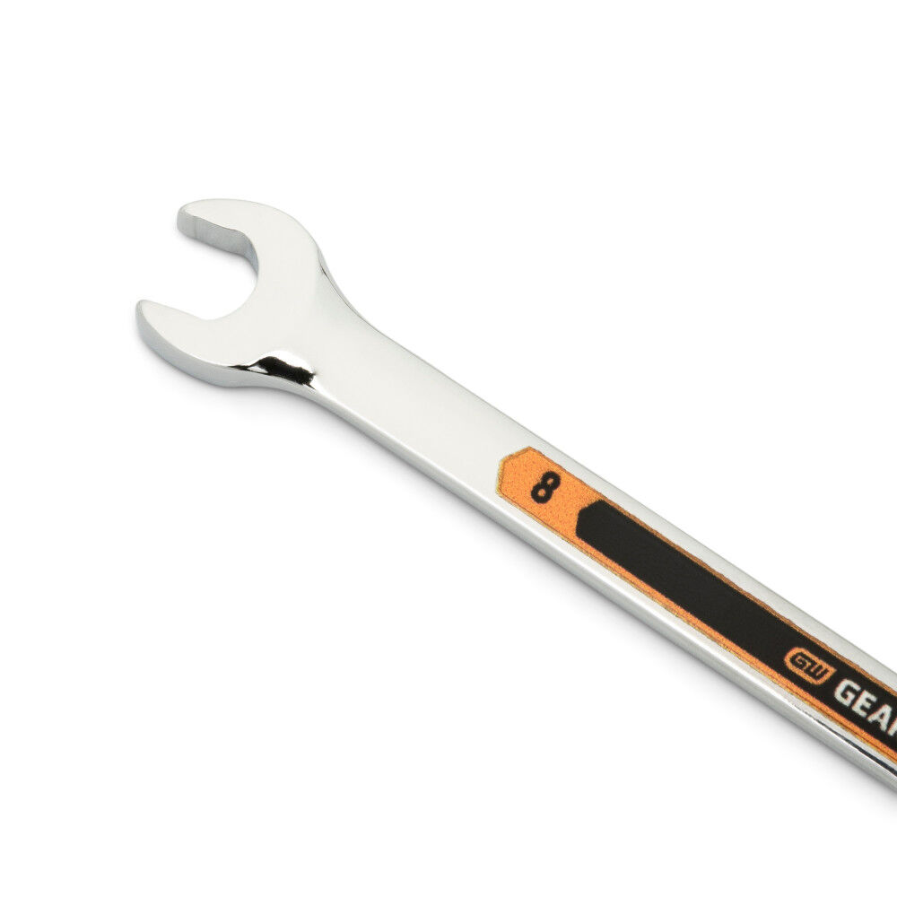 GEARWRENCH 8mm 12 Point Hi-Viz Long Pattern Combination Wrench, large image number 3