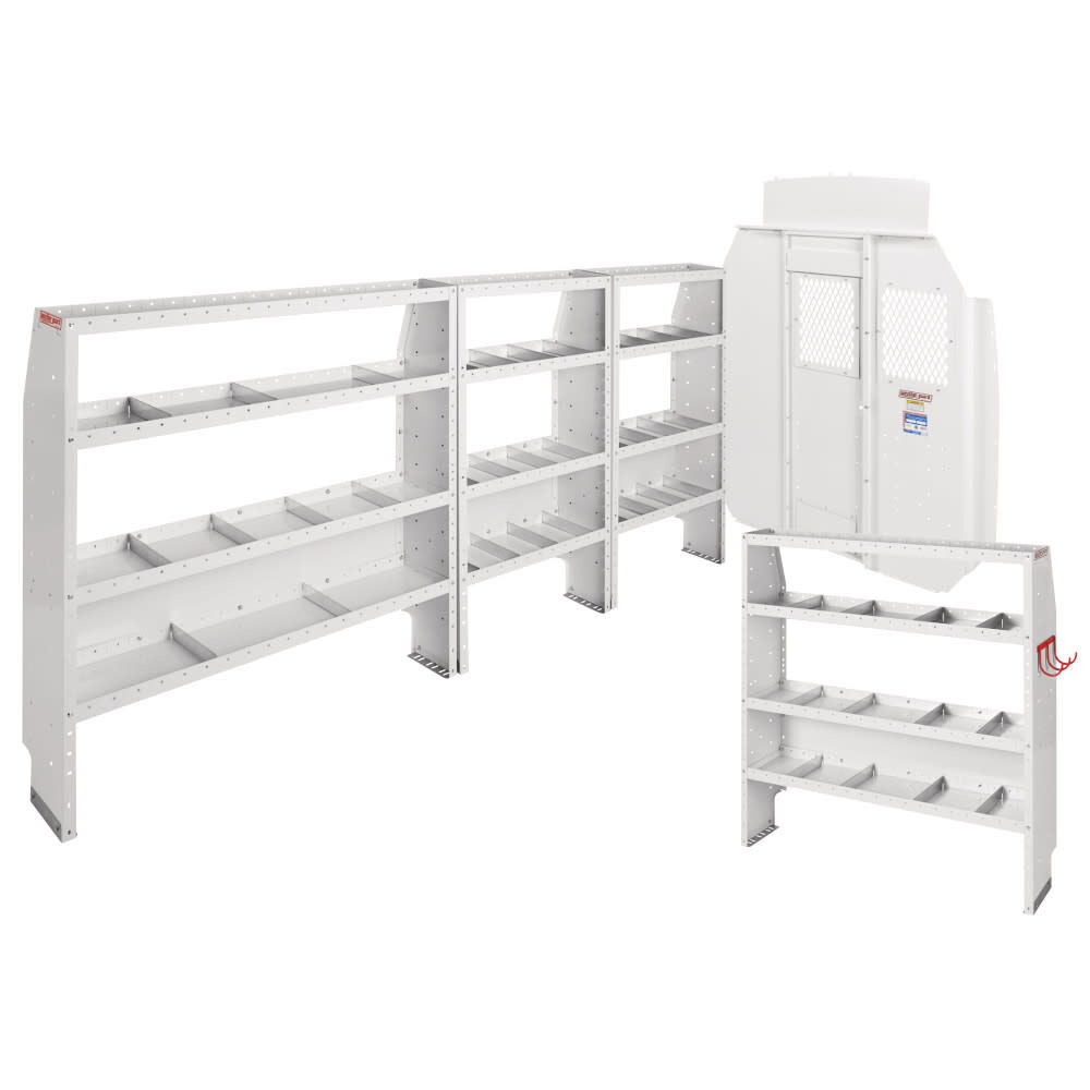 Weather Guard Commercial Shelving Package for High Roof 170 Inch Wheel Base Mercedes-Benz Sprinter Vans, large image number 2