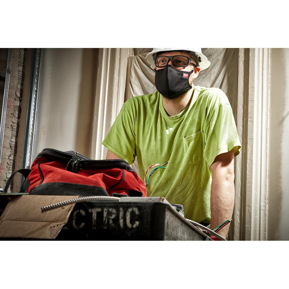 Milwaukee 3PK L/XL 3-Layer Performance Face Mask, large image number 9