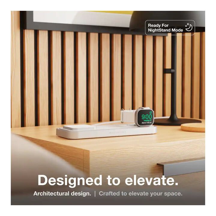 Noco 3-In-1 Qi2 15W Wireless Charging Pad Silver, large image number 5