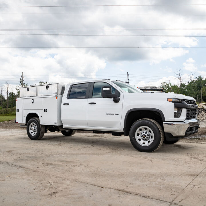 Buyers Products Company 18x16x90 Inch Diamond Tread Aluminum Topsider Truck Box, large image number 3