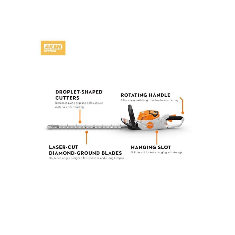 Stihl 24 In. 36V Battery Powered Hedge Trimmer Kit W/Battery, large image number 3