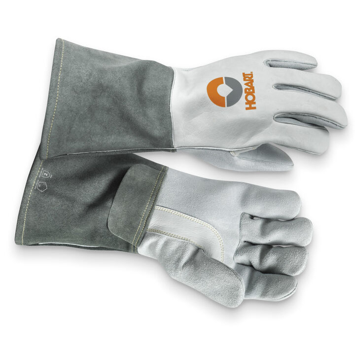 Hobart Stick Welding Gloves, Gray, XL