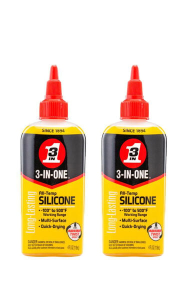 3-In-One All-Temperature Silicone Drip Oil, 4oz, 2pk