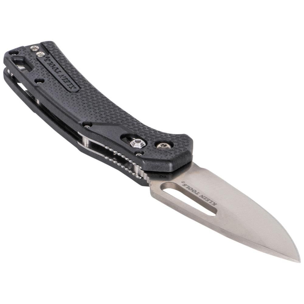 Klein Tools KTO Drop Point Blade Knife, Black, large image number 5