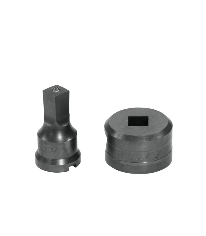 Edwards 1/2 Inch Punch x 17/32 Inch Die Square Punch & Die Set