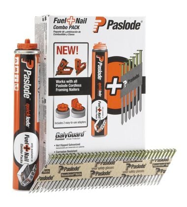 Paslode Fuel+Nail Combo Pack 2in x .113 RS HDG+, large image number 0