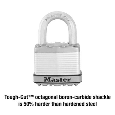Master Lock Padlock 2 1/8in Laminated Steel Keyed Alike 2pk, large image number 2