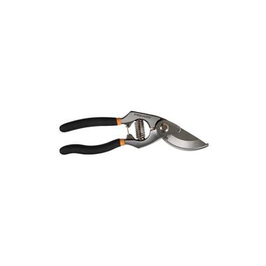 Fiskars Pruner 0.75in Cut Forged Steel Non Slip Grip Bypass, large image number 0