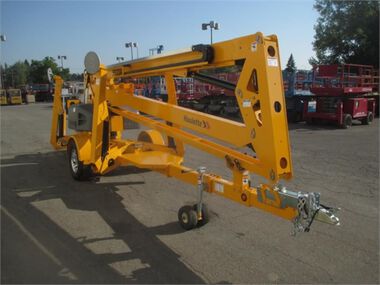 Haulotte 5533A Electric Articulating Towable Boom Lift 55', large image number 5