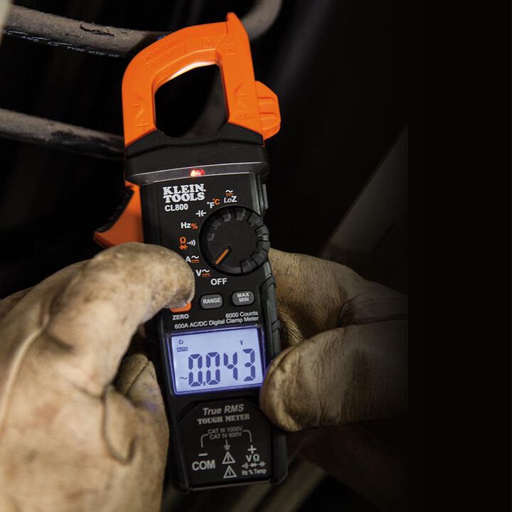 Klein Tools Digital Clamp Meter AC/DC Auto, large image number 2