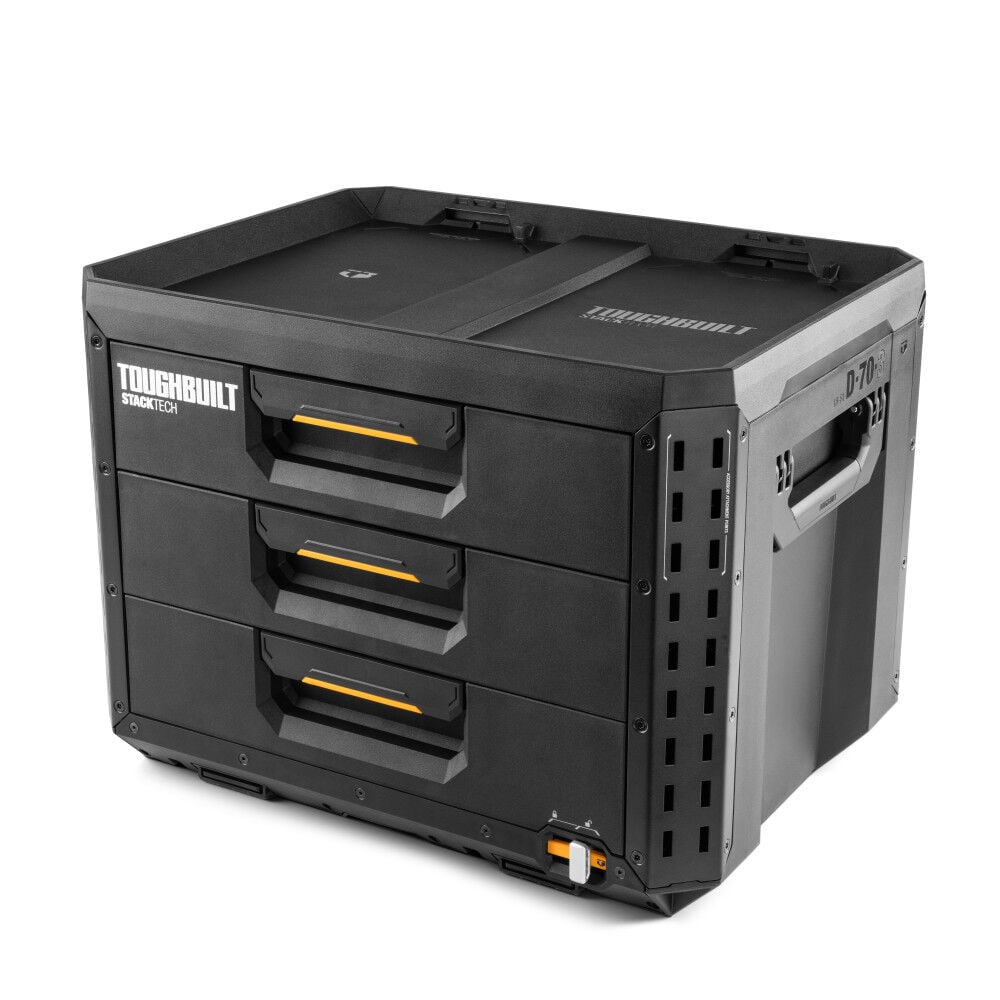 Toughbuilt StackTech XL 3-Drawer Tool Box – TB-B1-D-70-3