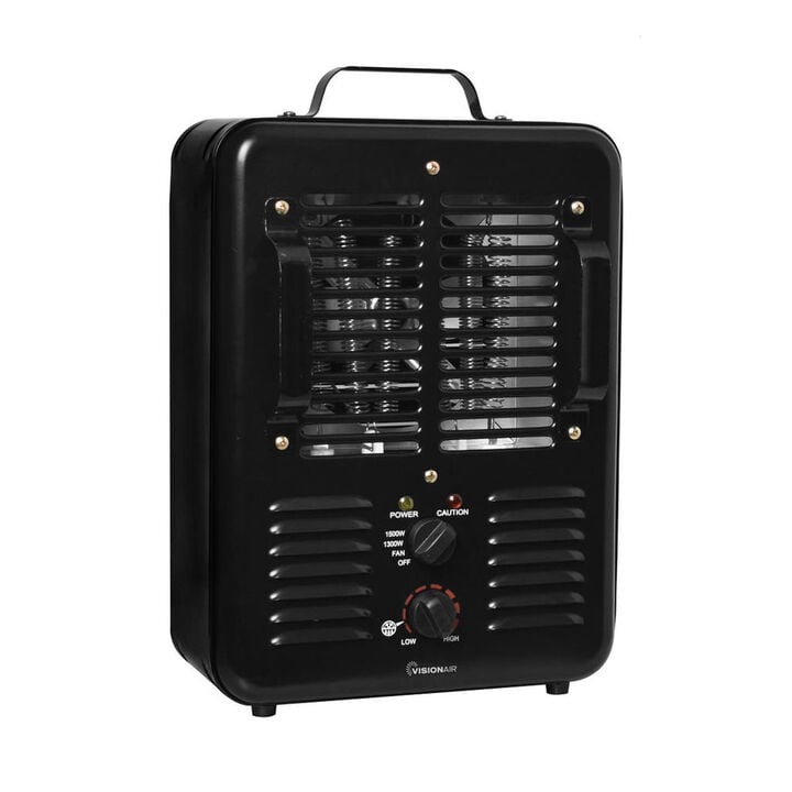 VisionAir 15 In. 1300/1500W 5120 Btu 160 Sq-Ft. Milkhouse Heater, large image number 2