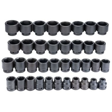 Proto 1in Drive 6pt Impact Socket Set 37pc