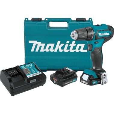 Makita 12V Max CXT Lithium-Ion Cordless 3/8 In. Driver-Drill Kit (2.0Ah), large image number 0