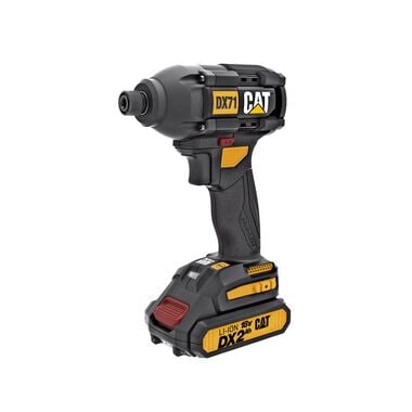 CAT 18V 1 FOR ALL 1/4 in Impact Driver Two Battery Cordless Kit