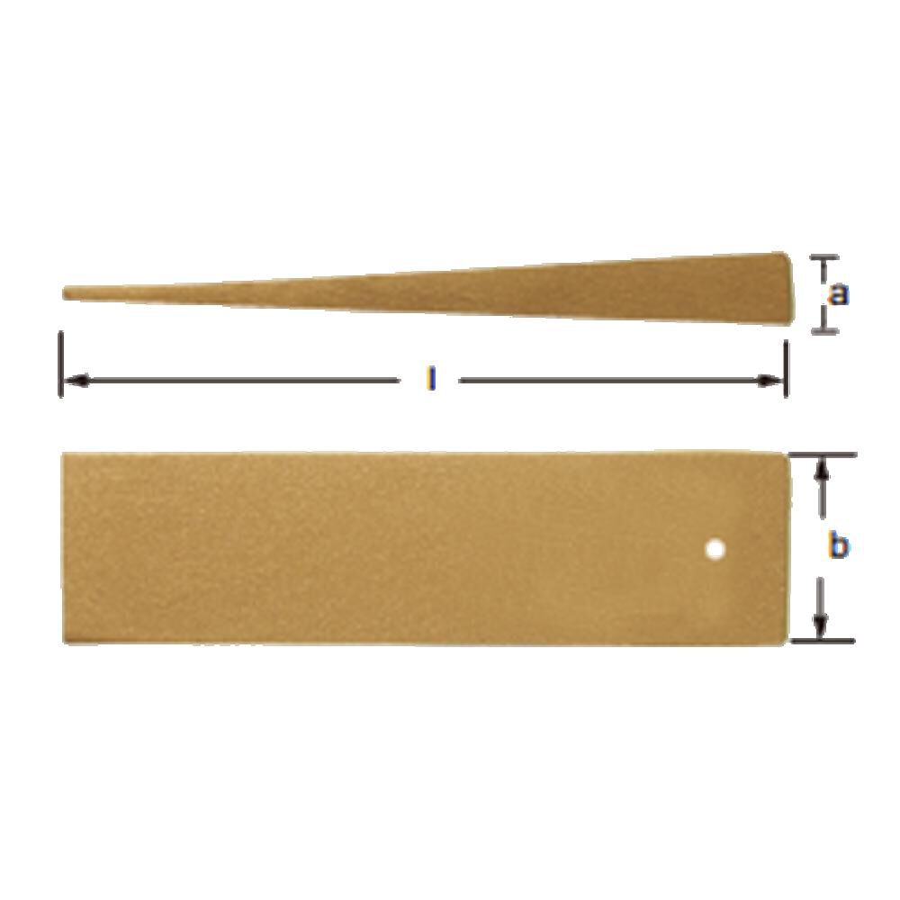 CS Unitec Non-sparking 1in x 1-1/2in x 8in Wedge, large image number 2