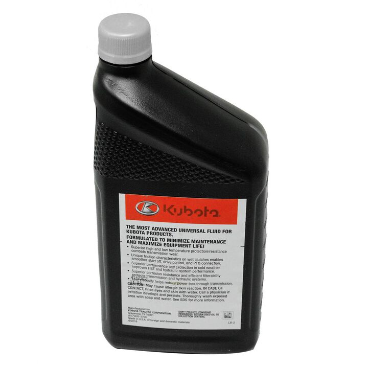 Kubota Parts 1 Qt Super UDT2 Trans-Hydraulic Fluid, large image number 1