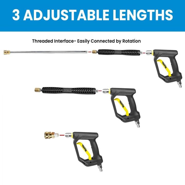 BluBird 5000 PSI High-Pressure Washer Gun with Supportive Trigger, large image number 9