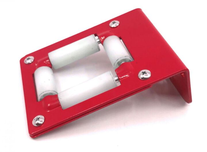BluBird Hose Reel Roller Guide Set for 3/8 & 1/2 Inch x 50 Ft Red Reels