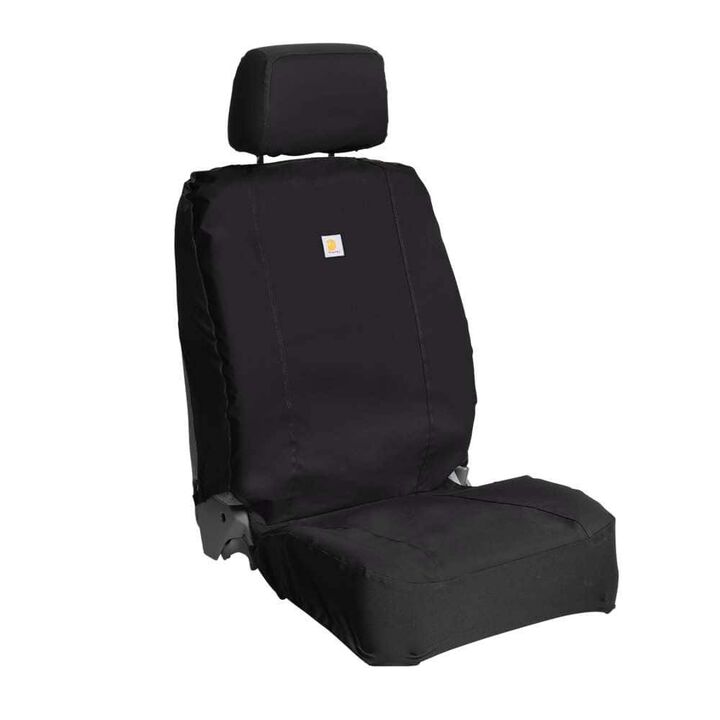 Carhartt Black Universal Fitted Bucket Seat Cover, large image number 1