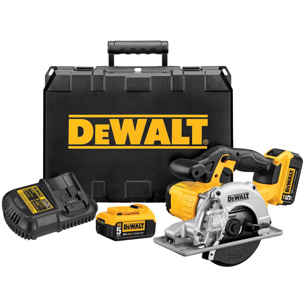 DEWALT 20V MAX Lithium Ion Metal Cutting Circular Saw Kit – DCS373P2
