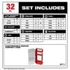 Milwaukee SHOCKWAVE Impact Duty Driver Bit Set  32PC, small image number 2