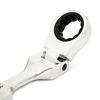 GEARWRENCH 11/16 Inch 90-Tooth 12 Point Stubby Flex Combination Ratcheting Wrench, small image number 4