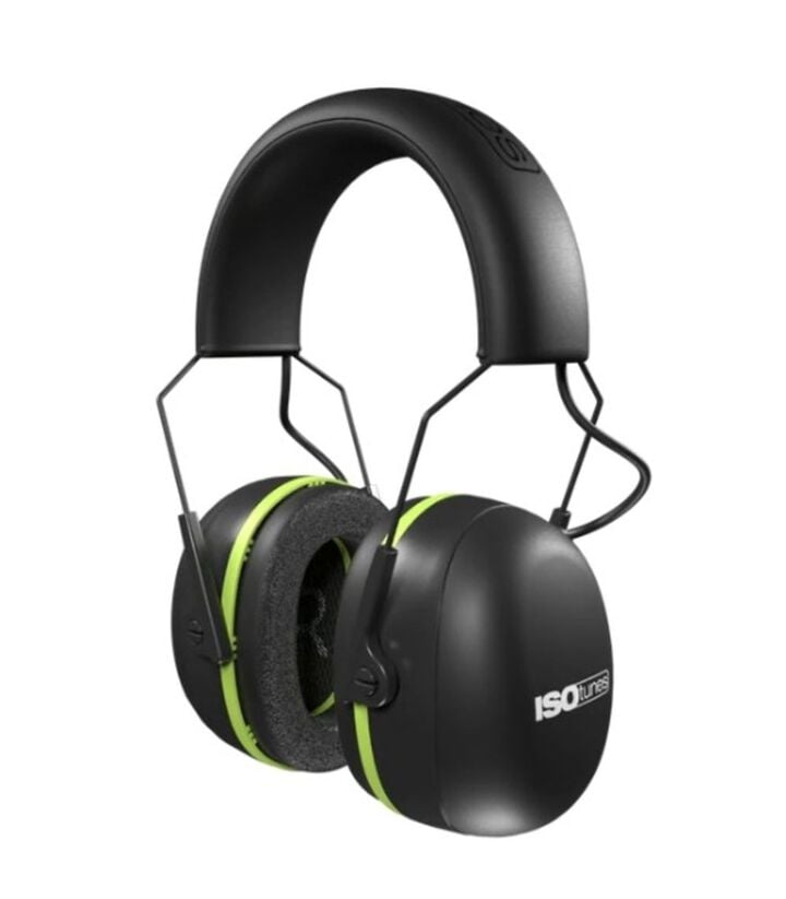 ISOtunes AIR DEFENDER Earmuff Bluetooth Black/Safety Green, large image number 3