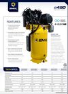 EMAX 80 Gallon 175 Psi 230V 1-Phase 7.5HP Vertical Air Compressor, small image number 2