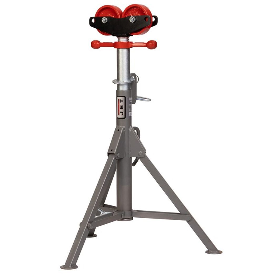 JET Folding Pipe Jack Stand with Steel Rollers, large image number 1