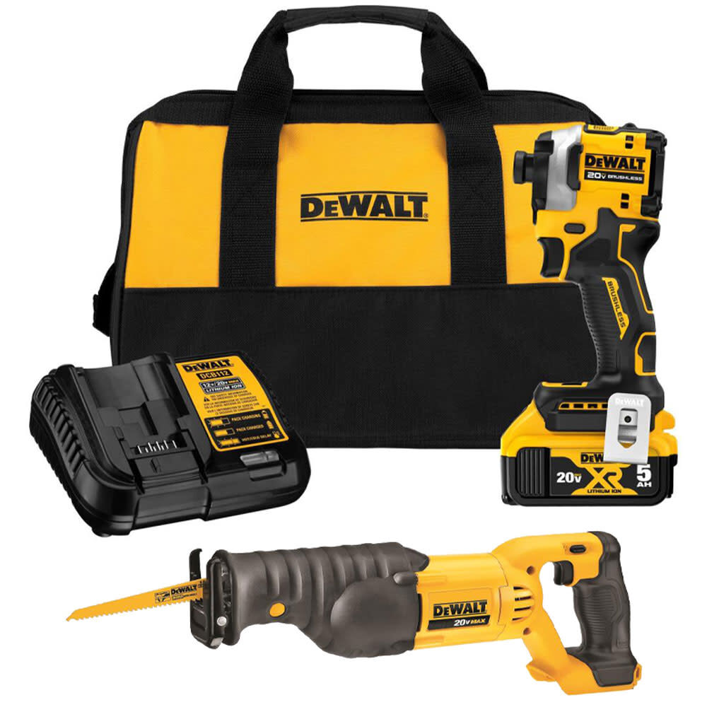 Dewalt drill deals saw set