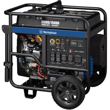 Westinghouse Outdoor Power 12000-Running-Watt Ultra Duty Portable Gas Powered Generator with Remote Electric Start, large image number 1