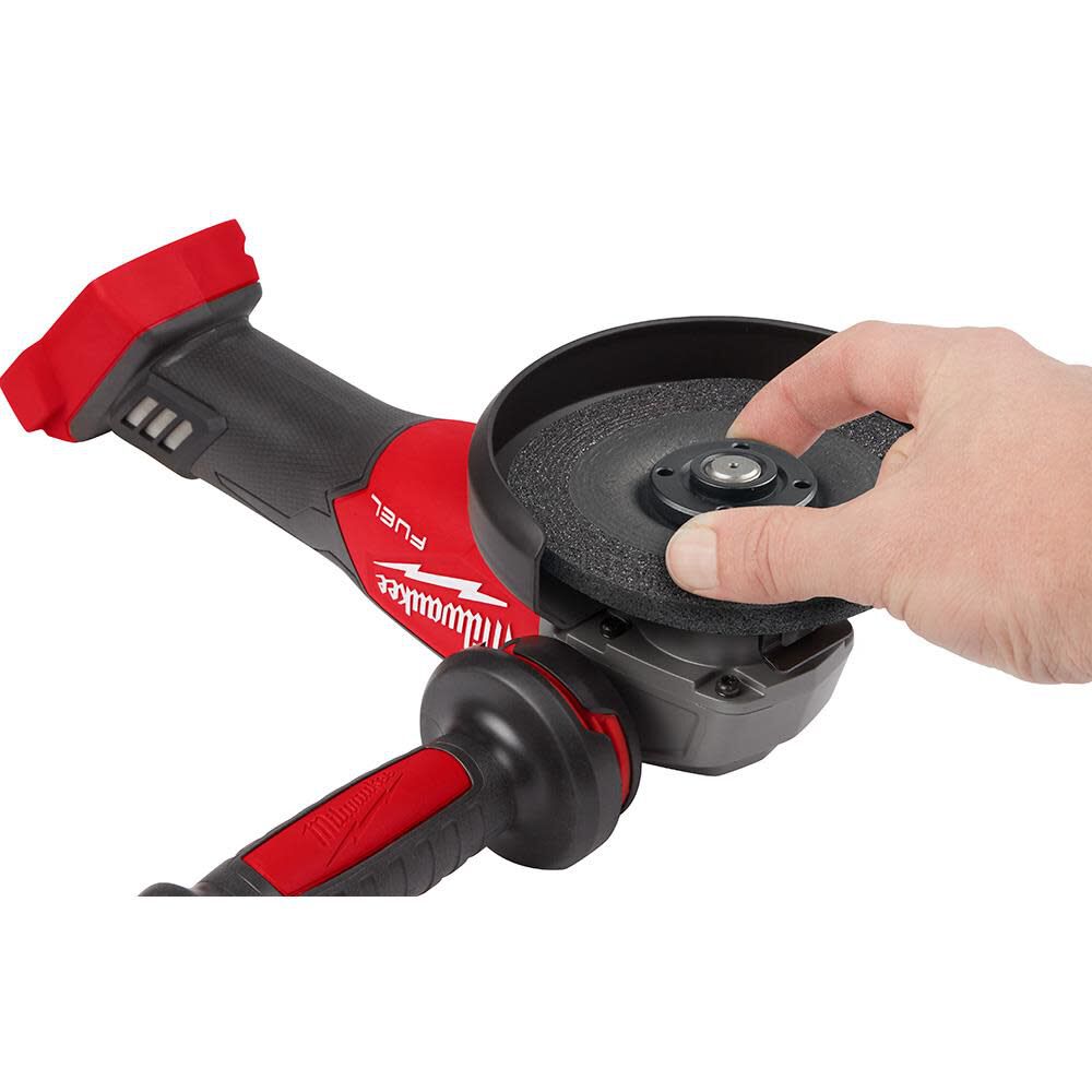 Milwaukee M18 FUEL 4 1/2inch/5inch Grinder Slide Switch Lock On Reconditioned (Bare Tool), large image number 14