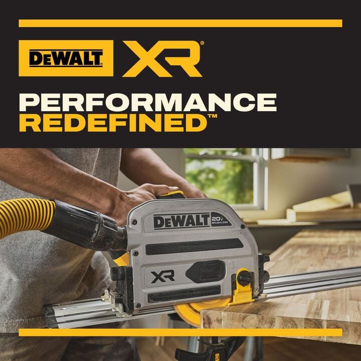 DEWALT 20V XR 6 1/2 Inch Track Saw Kit with Two 30 Inch Tracks, large image number 8