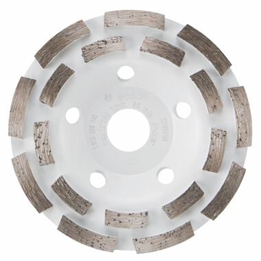 Bosch 5 in Double Row Segmented Diamond Cup Wheel for Concrete