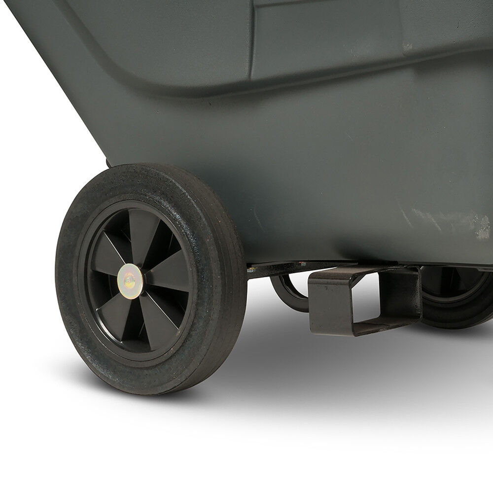 Toter 1/2 Cubic Yard 400 lbs Capacity Utility Duty Tilt Truck Gray, large image number 6