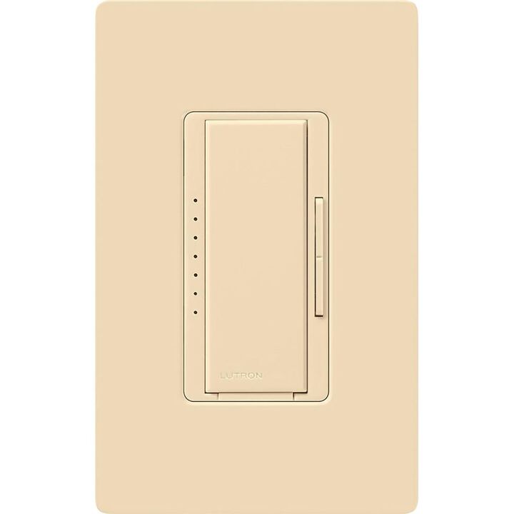 Lutron Maestro LED+ 120V 150W Decorator/Rocker Dimmer Switch, swatch