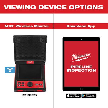 Milwaukee M18 200 ft Pipeline Inspection System Kit, large image number 5