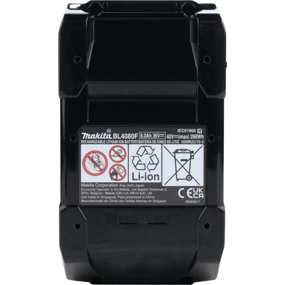 Makita Promotional 40V max XGT 8.0Ah Battery, large image number 2