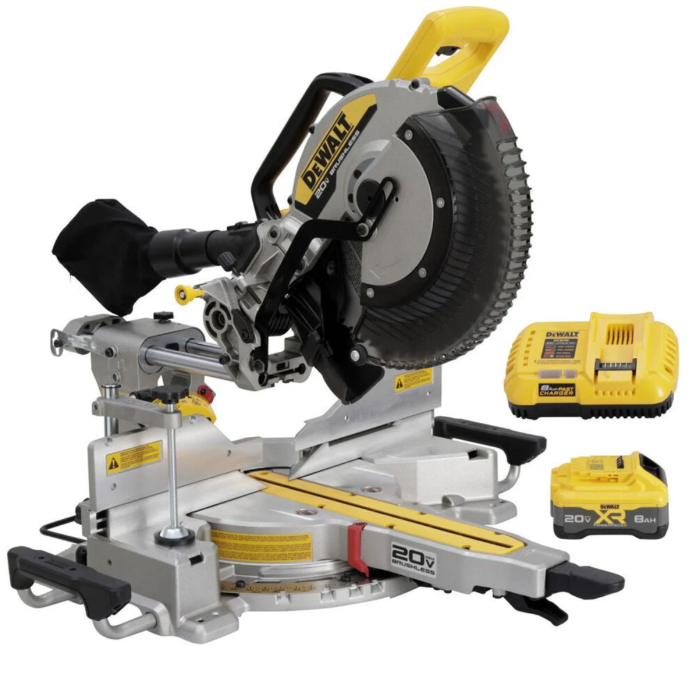 DEWALT 20V MAX XR Double Bevel Sliding 12 inch Miter Saw Kit, large image number 1