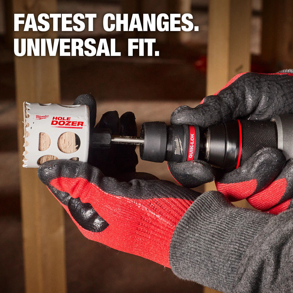 Milwaukee 7/16 Inch QUIK-LOK Arbor Set, large image number 3