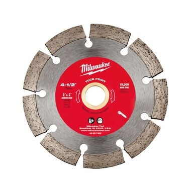 Milwaukee 4-1/2 in. Tuck Point Segmented, large image number 0
